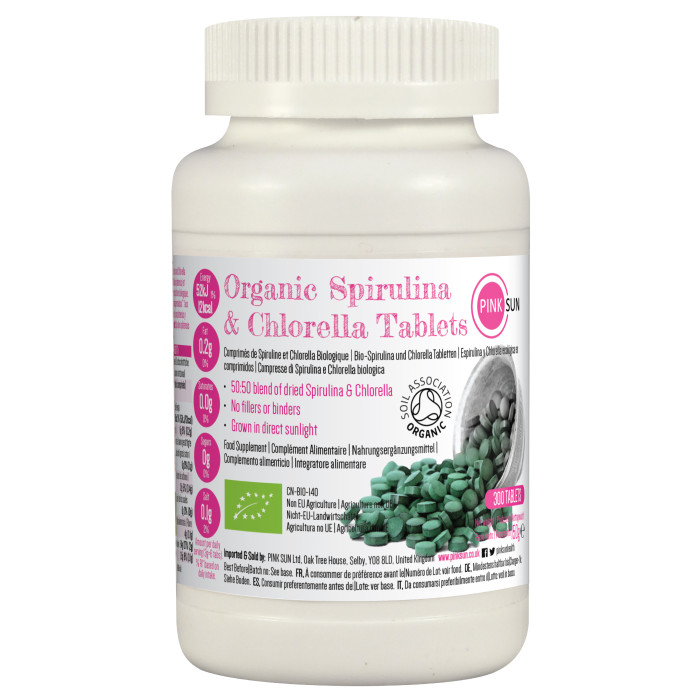 Meter pensioen regionaal Spirulina & Chlorella Tablets Organic